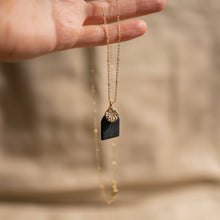 Load image into Gallery viewer, Dainty Minimal 18k Gold Plated Necklace with 18k gold plated star charm