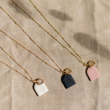 Load image into Gallery viewer, Dainty Minimal 18k Gold Plated Necklace with 18k gold plated star charm