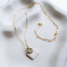 Load image into Gallery viewer, Dainty Minimal 18k Gold Plated Necklace with 18k gold plated star charm