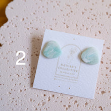 Load image into Gallery viewer, Waves Organic Stud Earrings