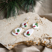 Load image into Gallery viewer, Dainty Christmas Dangle Earrings