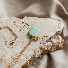 Load image into Gallery viewer, Festive 18k gold plated necklace with star charm in two colours