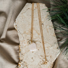 Load image into Gallery viewer, Festive 18k gold plated necklace with star charm in two colours