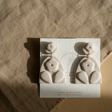 Load image into Gallery viewer, Desert Rose Embossed floral bold dangle earring