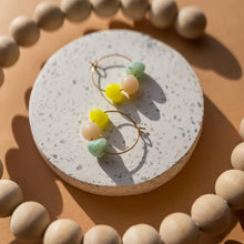 Load image into Gallery viewer, Beaded Hoop Earrings