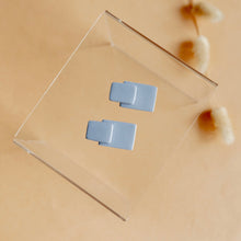 Load image into Gallery viewer, Bold Neutral Geometric Statement Stud Earrings (In multiple colours.)