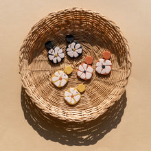 Load image into Gallery viewer, Textured Abstract Anemone Square Dangles