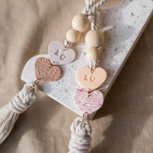 Load image into Gallery viewer, Heart Macrame Wall Hanging
