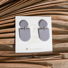 Load image into Gallery viewer, Geometric Neutral Minimal Statement Earrings (In multiple colours.)