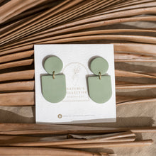 Load image into Gallery viewer, Geometric Neutral Minimal Statement Earrings (In multiple colours.)