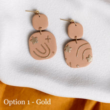 Load image into Gallery viewer, Minimal Neutral Christmas Earrings
